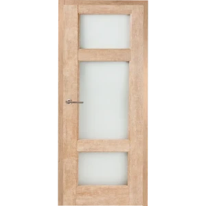 Дверь межкомнатная остеклённая Антико 90x200 см цвет винтажный дуб