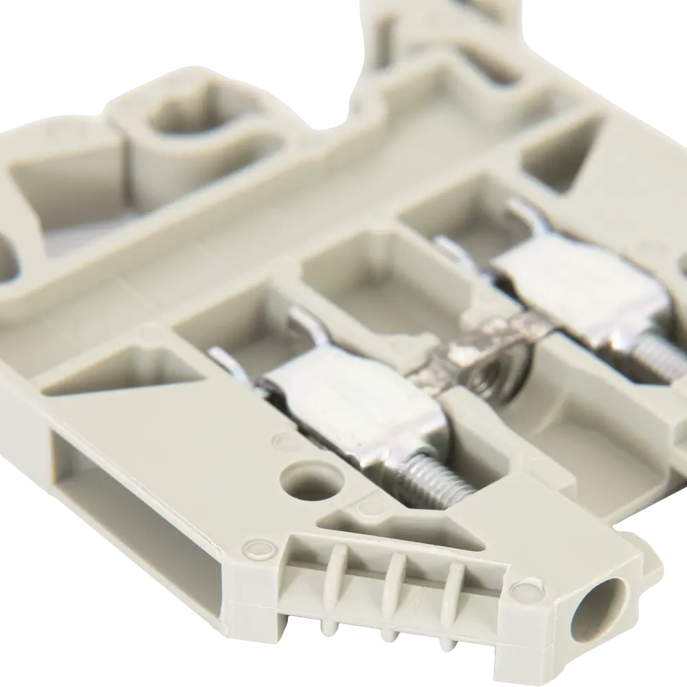 Клемма винтовая проходная Hager 0.5 - 2.5 мм² серая STLM-2085448 - Вид №1