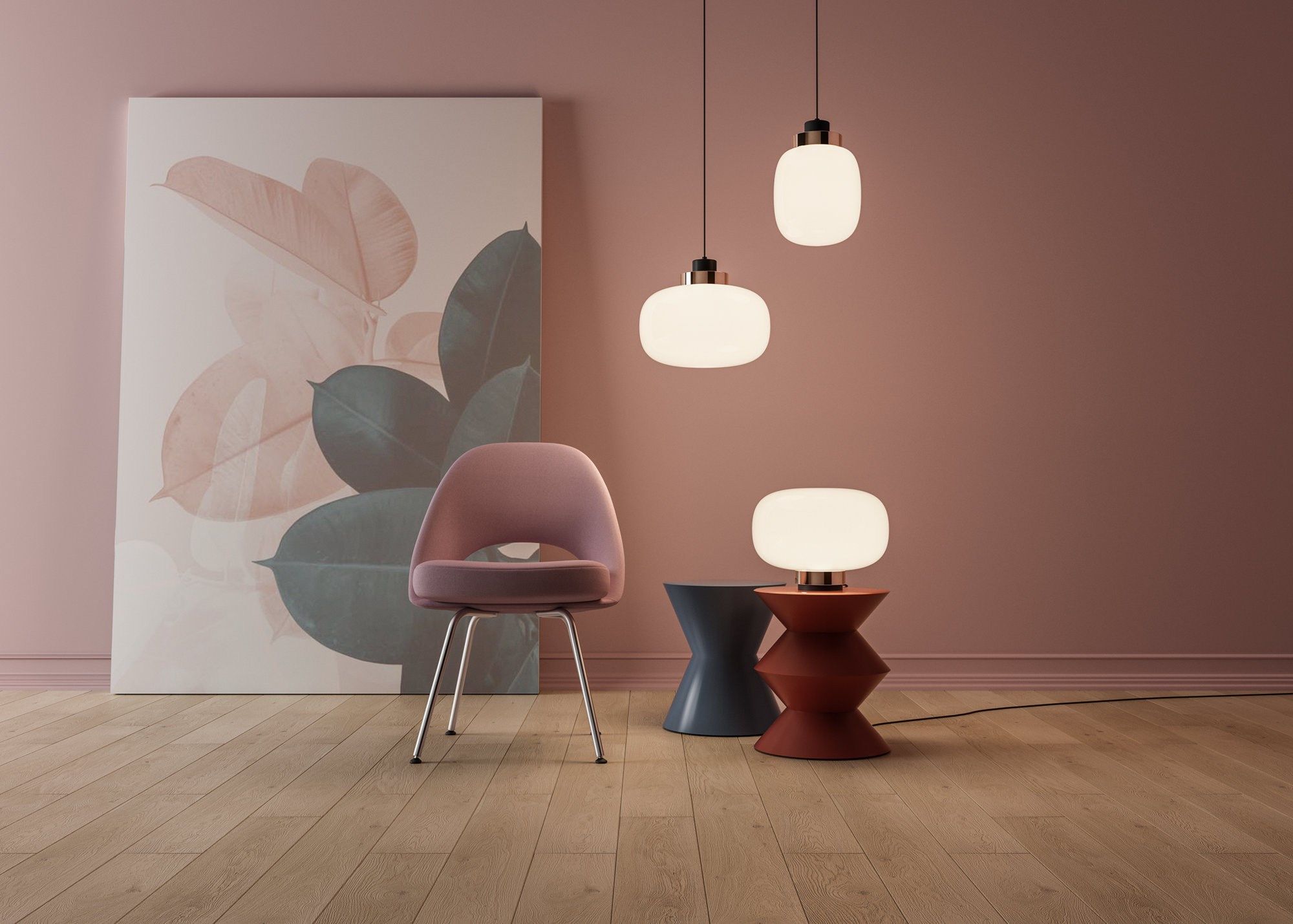 Светодиодная настольная лампа из дутого стекла Tooy Legier ARCH-00033296 - Вид №2