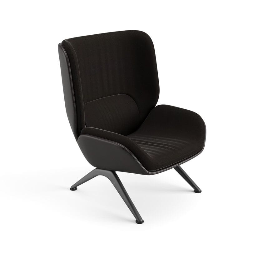 Кресло из ткани и кожи Arper Lepal ARCH-00019894 - Вид №4