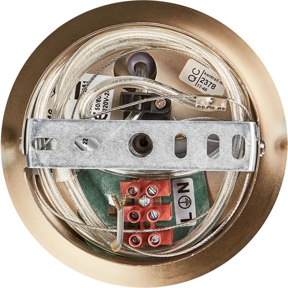 Светильник подвесной «Olmero 1» 1 лампа ø500 мм цвет бежевый Eglo STLM-2009564 - Вид №5