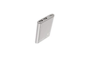 17580560 Внешний аккумулятор металл серебро 2 USB EX-PB-899 EXPLOYD