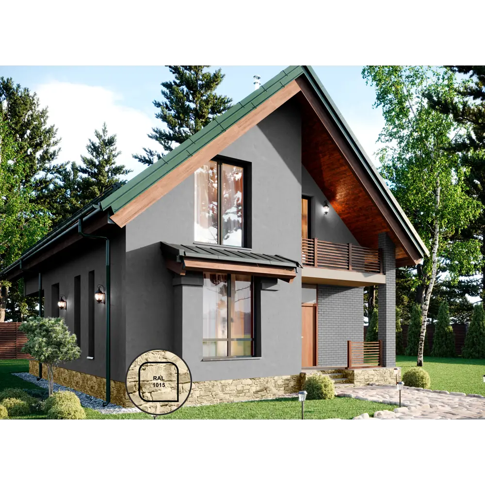 Фасадная краска LINNIMAX Acryl Starke Fassade - матовая защита для стен 89349578 STLM-0852657 - Вид №4