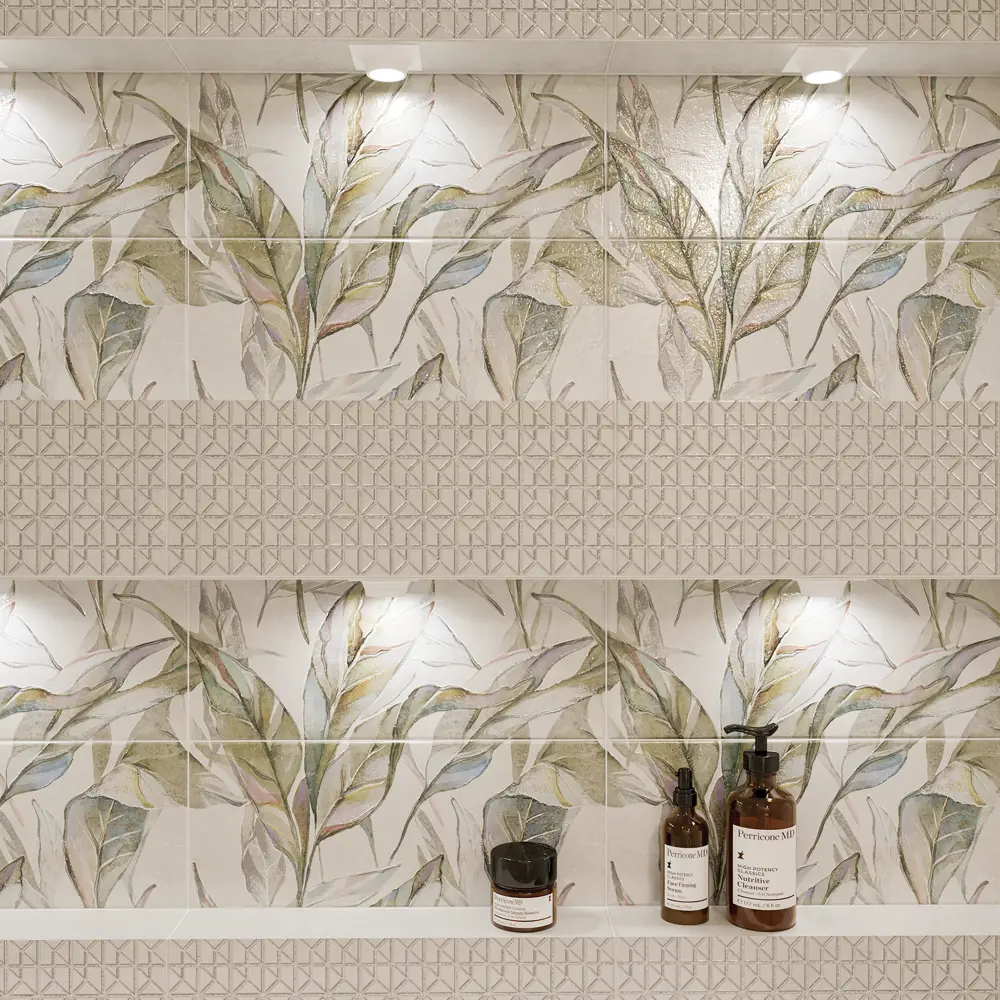 Настенная плитка Azori Trent Modello 20.1×50.5 см серый бетон 89404310 STLM-1574626