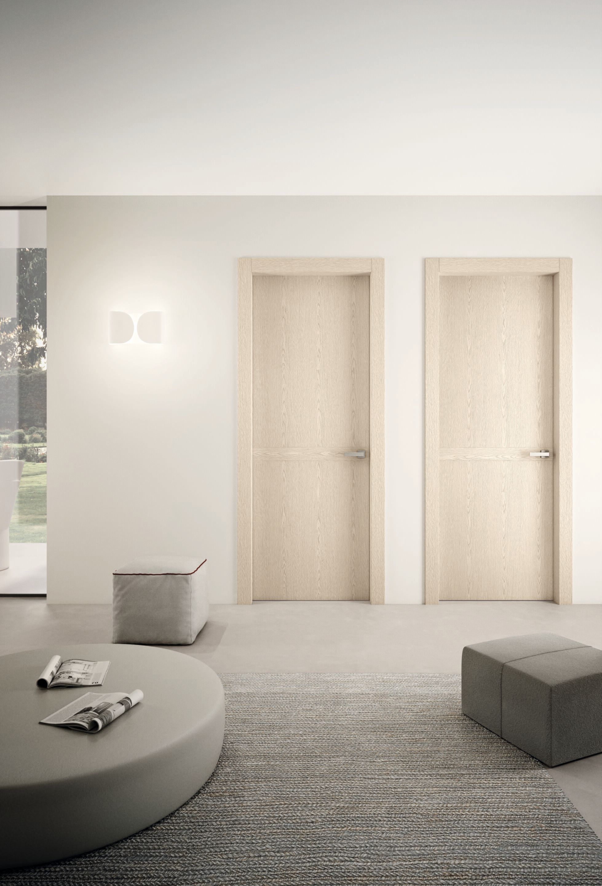 Деревянная дверь со скрытыми петлями PIVATO le porte UNICA ARCH-00106556 - Вид №6