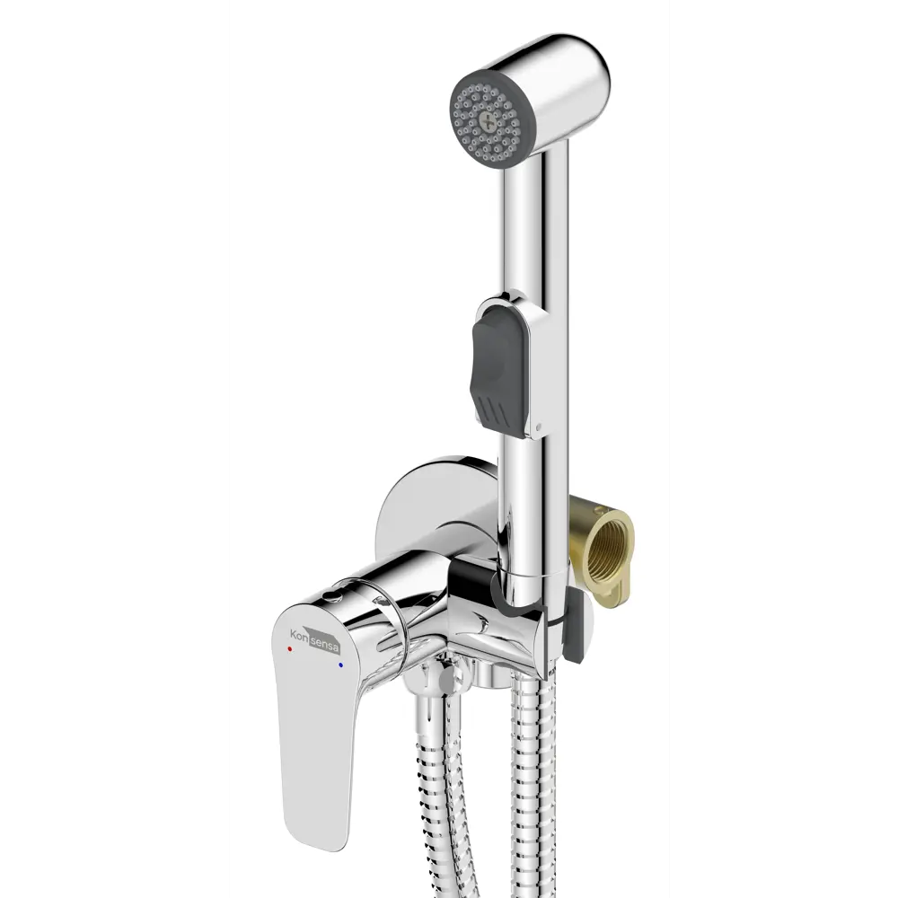 Гигиенический душ KONSENSA Силла KA2400, набор со смесителем, цвет хром STLM-2205647
