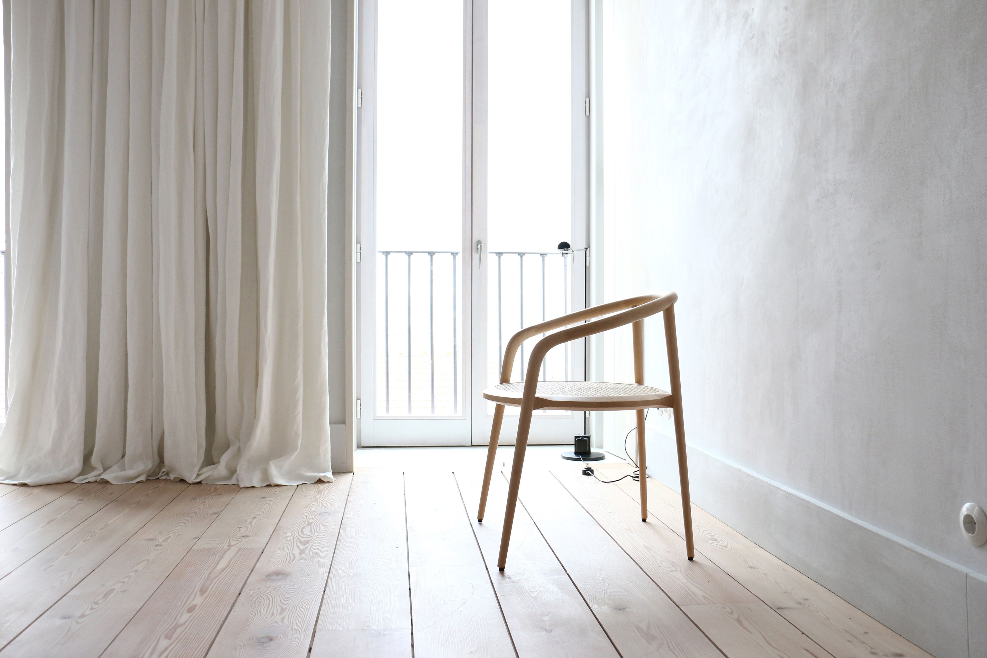 Стул из бука с подлокотниками Branca Lisboa ARANHA ARCH-00062003 - Вид №10