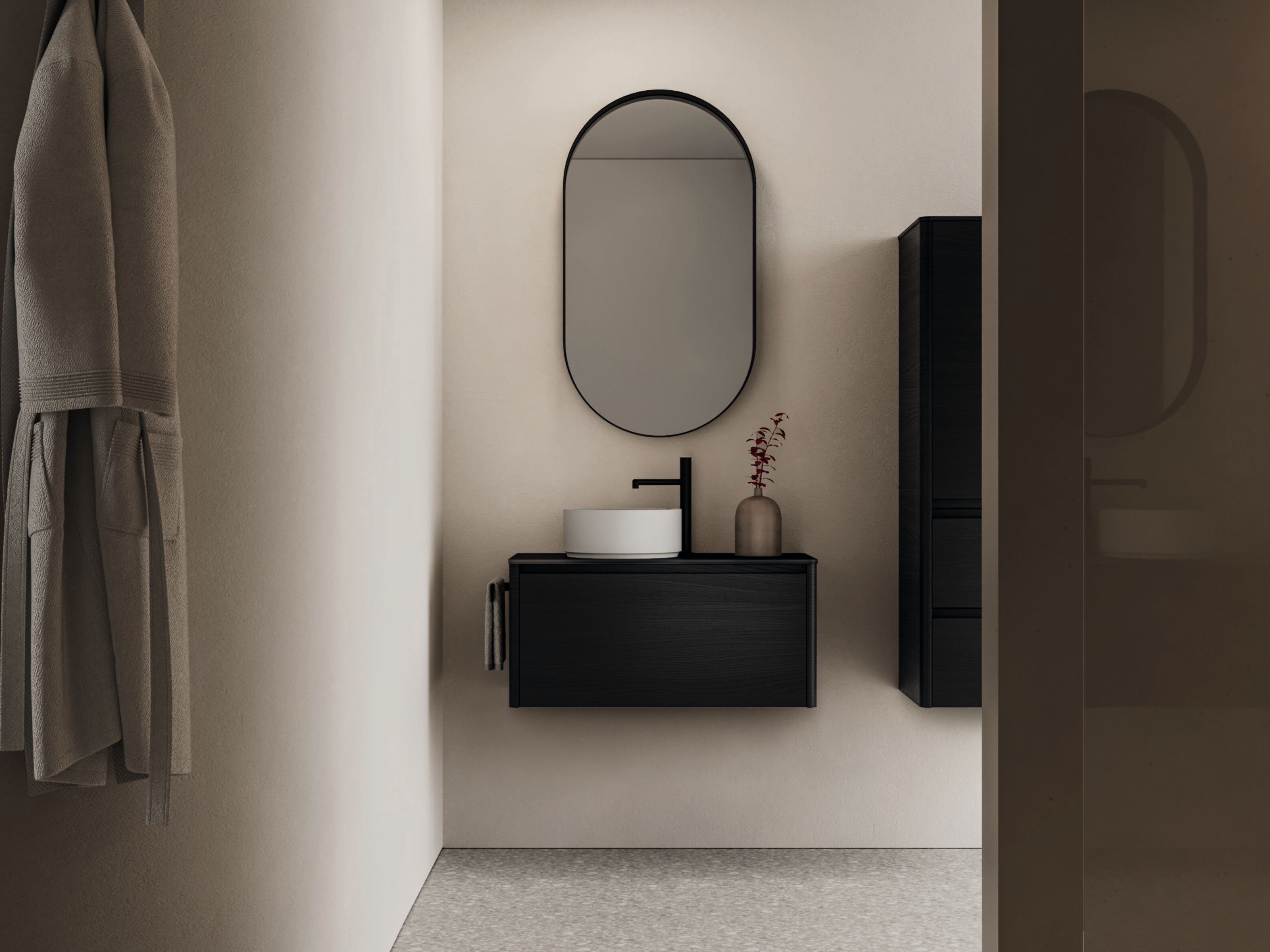 Подвесной шкаф для умывальника с настенным креплением Ideagroup Seventy Form ARCH-00031148