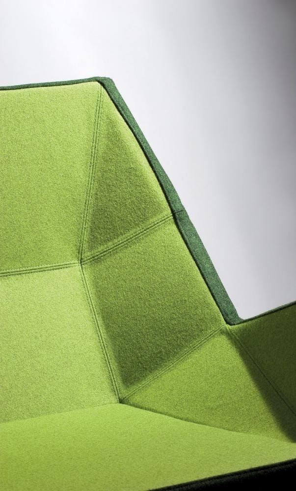 Тканевое кресло с подлокотниками Cizeta PRISMA 1670 PO B98F ARCH-00004345 - Вид №1