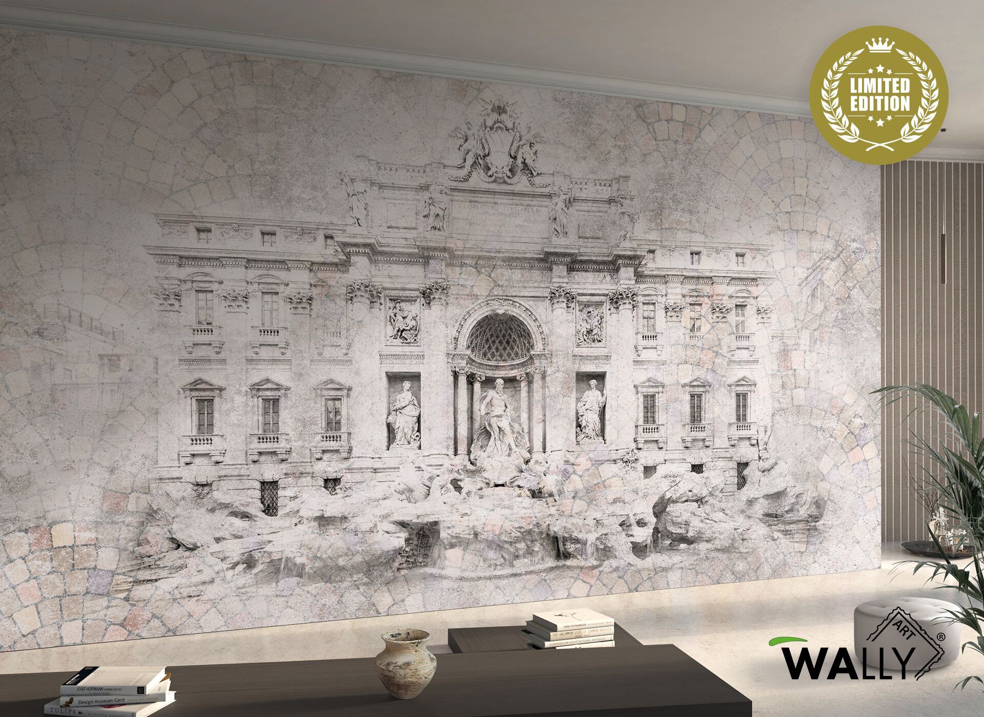 Моющиеся нетканые обои WALLYART Lacollection ARCH-00050208 - Вид №3