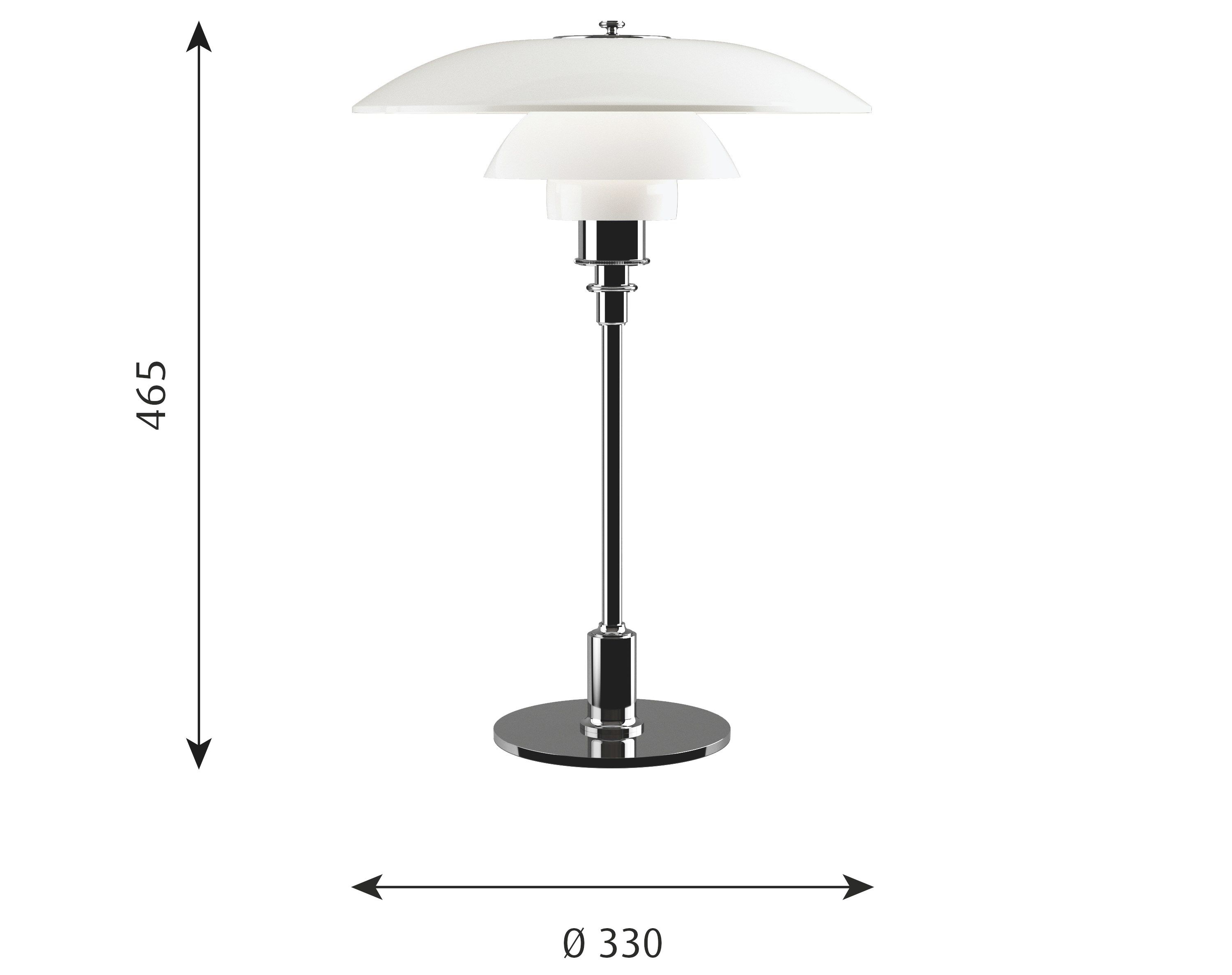 Настольная лампа из опалового стекла Ph PH 3½-2½ ARCH-00106035 - Вид №7