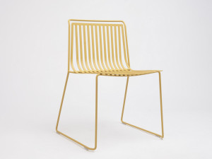 Стальной салазок штабелируемый садовый стул