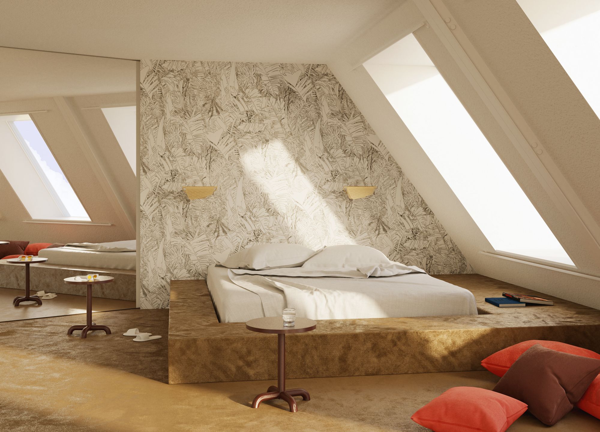 Латунный светодиодный настенный светильник Petite Friture Мексика ARCH-00127629 - Вид №1