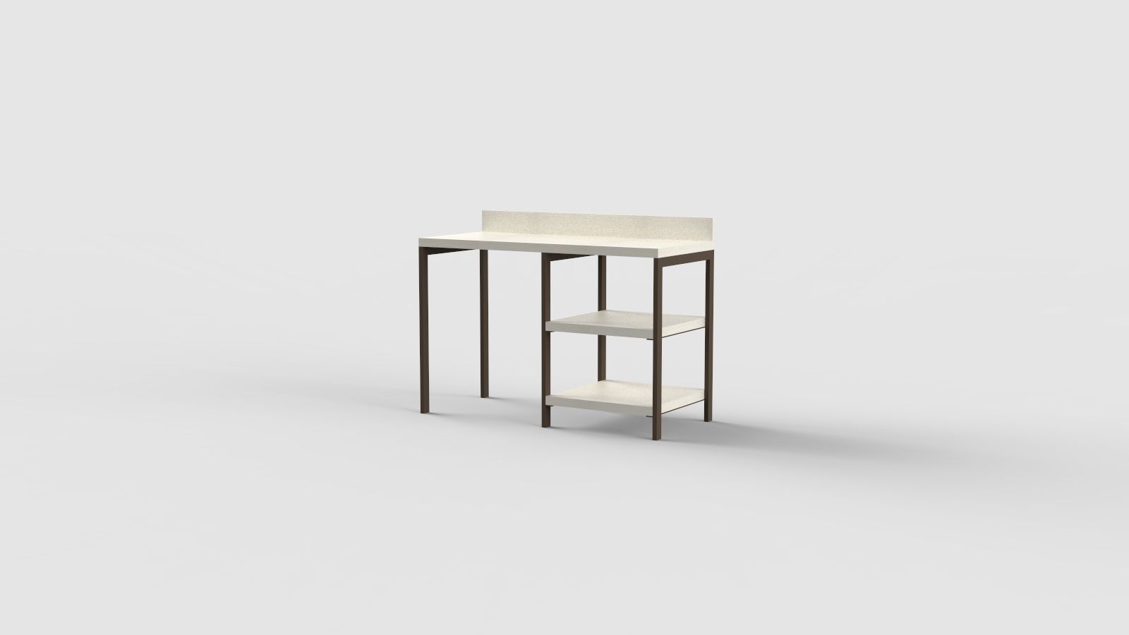 Прямоугольный стол с полками для контракта Mobilspazio ARCH-00076414 - Вид №26
