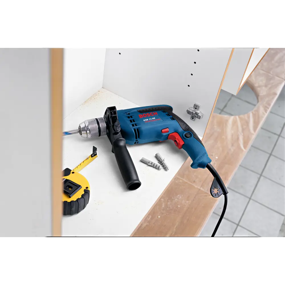Ударная дрель Bosch GSB 13RE, 0601217100, 600 Вт BOSCH PROFESSIONAL STLM-2030679 - Вид №10