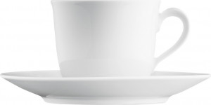 10642877 Furstenberg Чашка кофейная с блюдцем Furstenberg "Вагенфельд" 200мл (белая) Фарфор