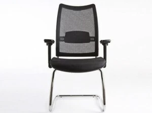 Luxy Кресло консольное в сетке с подлокотниками для залов ожидания Overtime