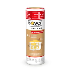 Утеплитель Isover Тепло и Тихо Мультикомфорт 50 мм 10м²