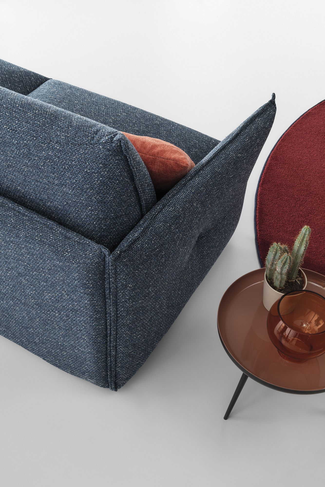 Тканевый раскладной диван-кровать с полуостровом AERRE ITALIA SMOOTHIE ARCH-00120316 - Вид №5