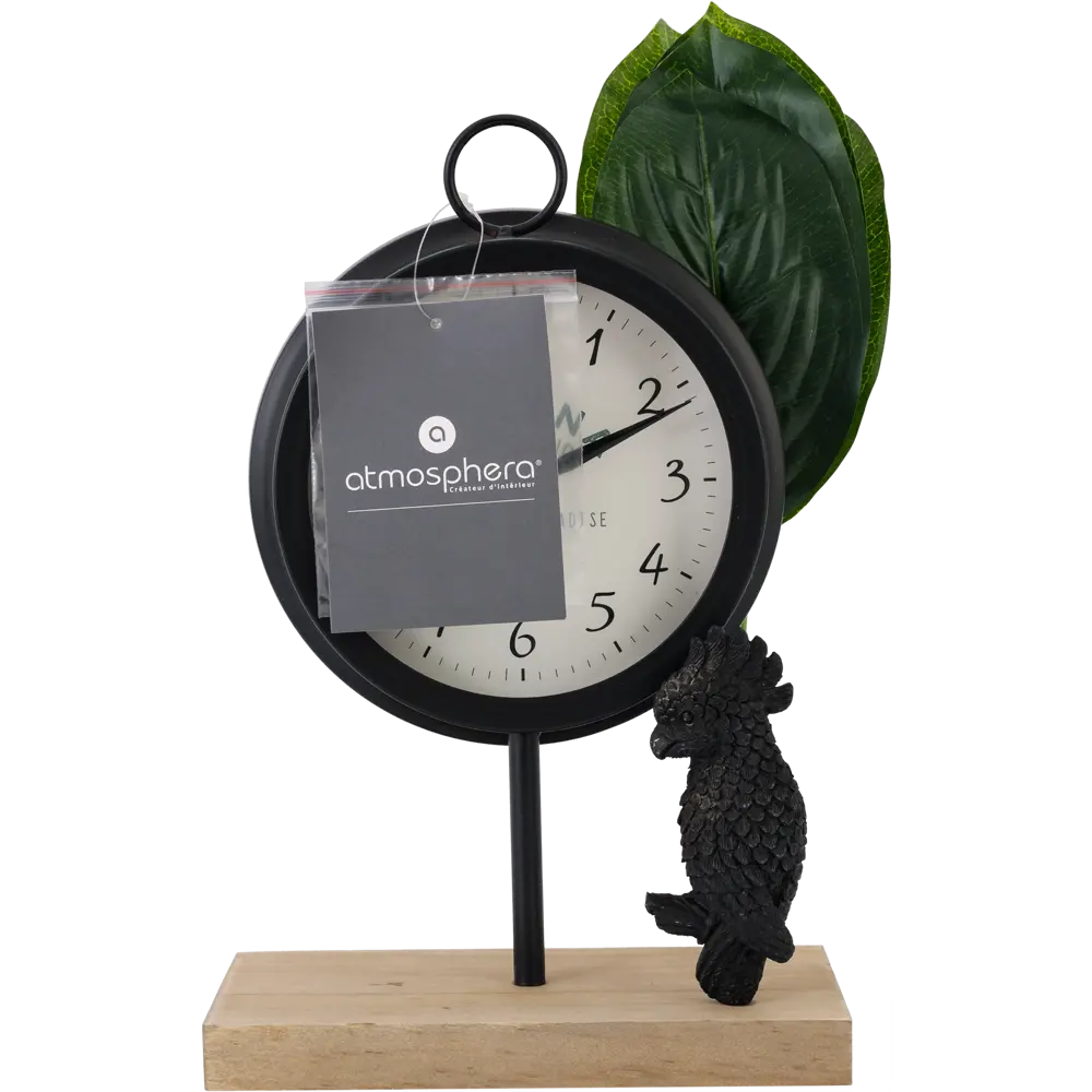 Часы настольные Atmosphera с цветком 9.2x28.5x19 см 179416 STLM-2136451 - Вид №3