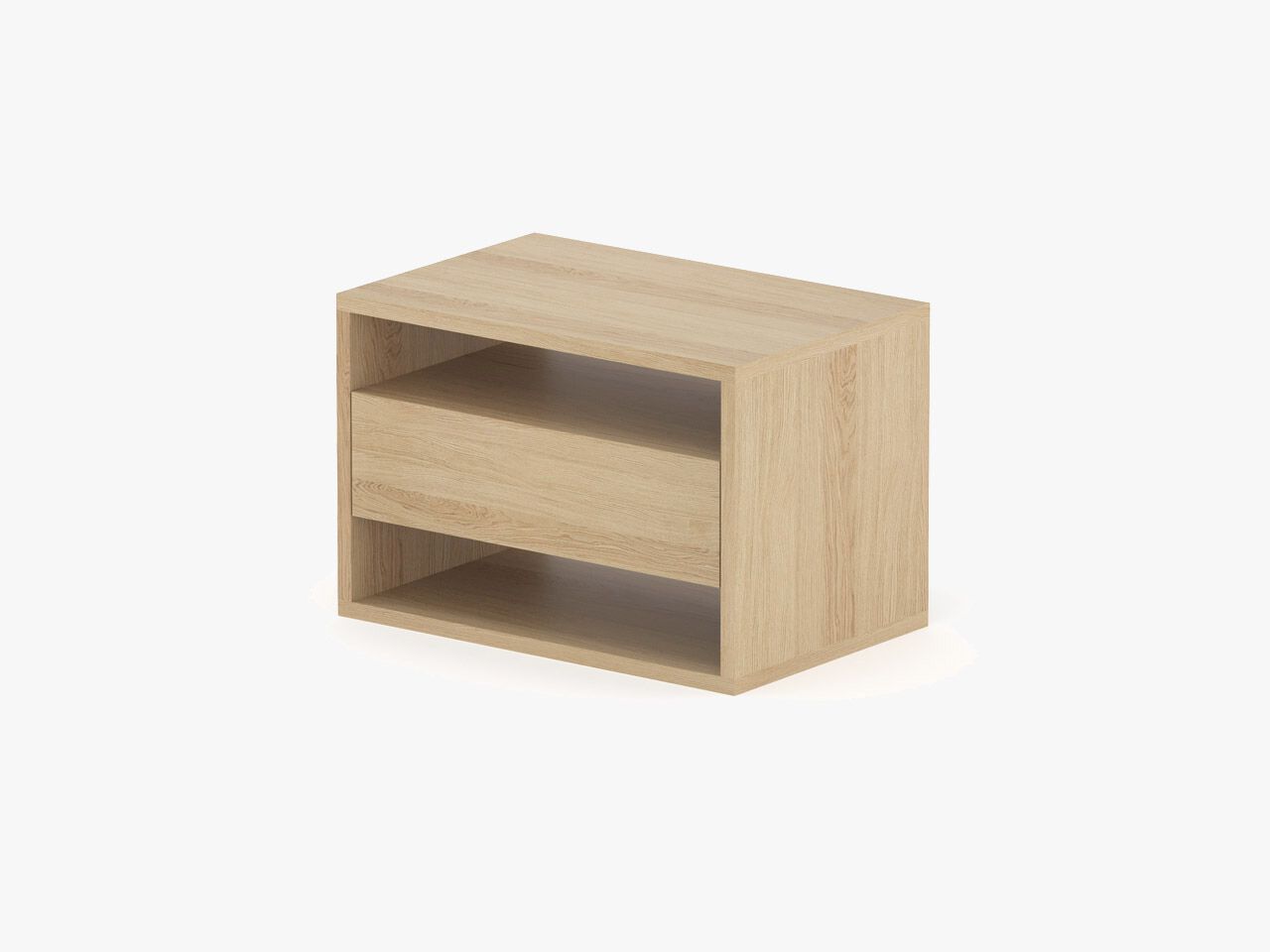 Прямоугольная тумбочка из массива дерева с ящиками Air Division ARCH-00150584 - Вид №1