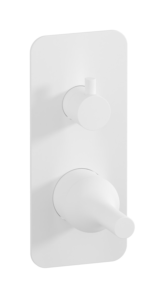 Внешние части встроенного в стену смесителя на 3 потребителя WE ARE IB bi312bo Matt White Batlo