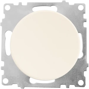 Выключатель встраиваемый Onekeyelectro 1 клавиша с самовозвратом цвет бежевый