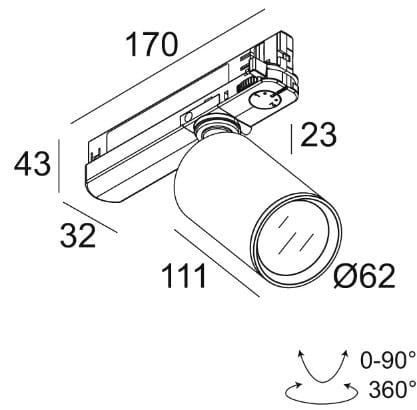 Металлическое светодиодное освещение Deltalight Spy ARCH-00015224 - Вид №2