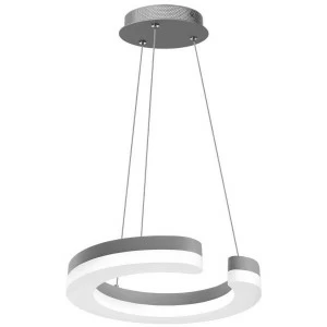 Подвесной светодиодный светильник 3000К серебро LIGHTSTAR UNITARIO 326520 Серый