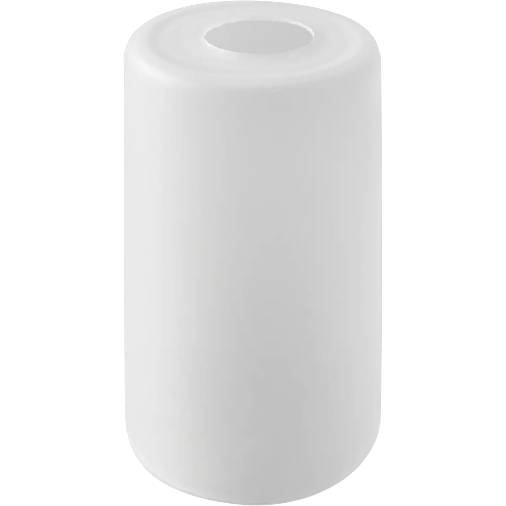 Плафон для люстры Завод Элетех «Цилиндр» E27 стеклянный цвет белый ø9 STLM-2065245