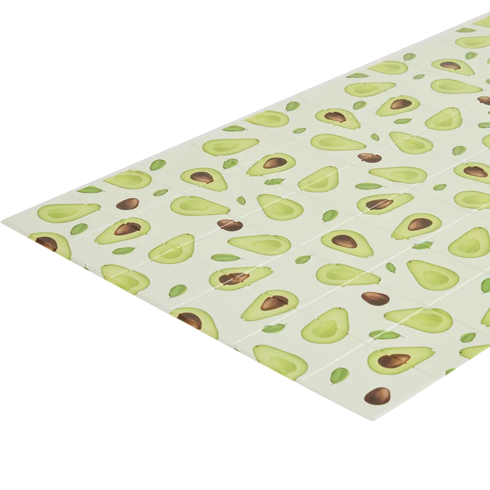 Листовая панель ПВХ Авокадо зеленый 960x480x3 мм 0.47 м² Santreyd STLM-2101202 - Вид №2