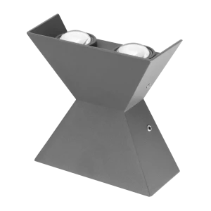 Светильник настенный уличный светодиодный влагозащищенный Duwi Nuovo 24343 4 IP65 цвет освещения теплый белый цвет серый