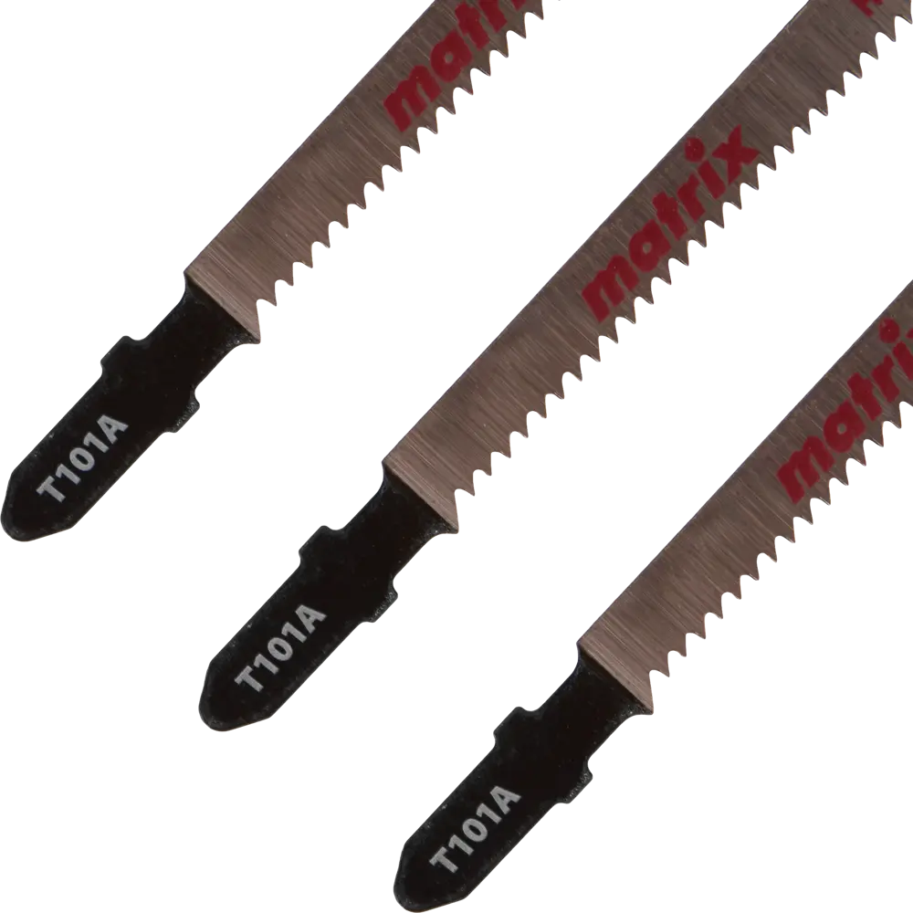 Пилка для лобзика по пластику Matrix T101A, 3 шт STLM-2170063 - Вид №2