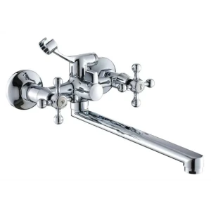 Смеситель для ванны и душа Leto LT 31 двухвентильный цвет хром