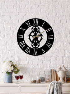 91260189 Декоративные металлические настенные часы "Часы Платона"48х48 см STLM-0525521 BUANART