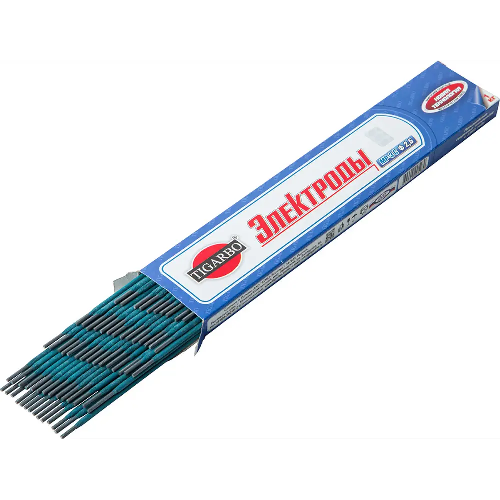 Электроды сталь Tigarbo МР-3С 2.5 мм, 1 кг STLM-2032199 - Вид №1