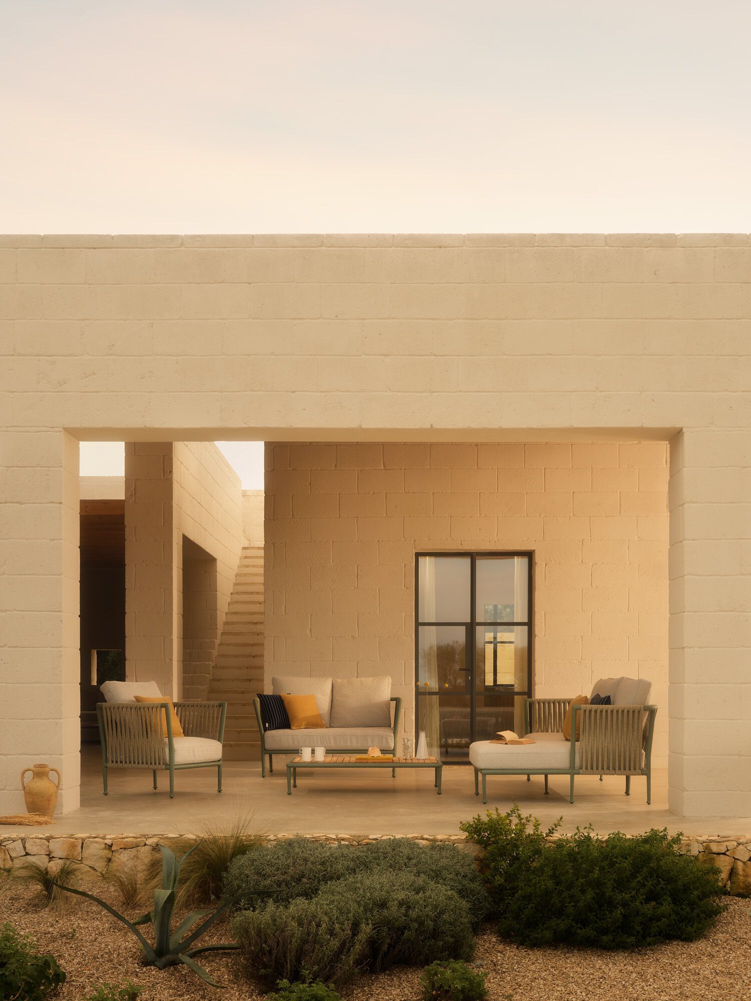 2-местный садовый диван Unopiù Treble ARCH-00066297 - Вид №5