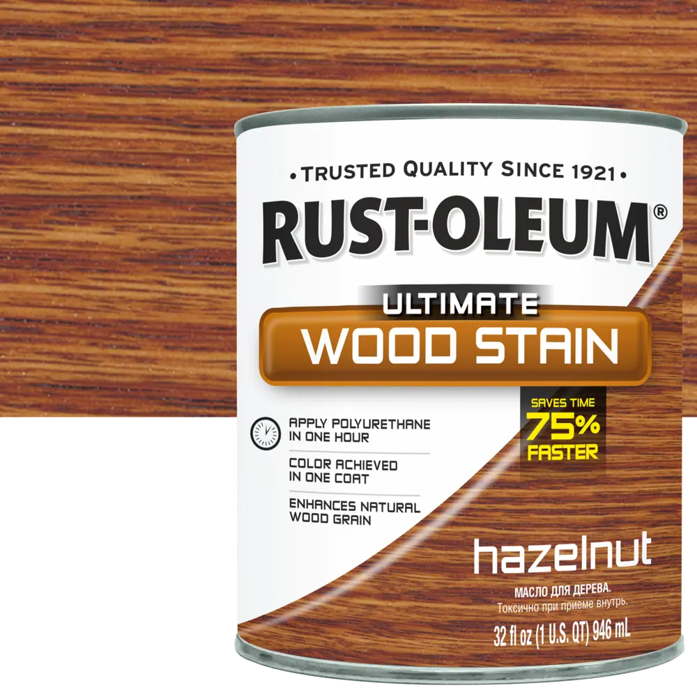 Масло тонирующее Ultimate цвет лесной орех 0.946 л RUST-OLEUM STLM-2197588