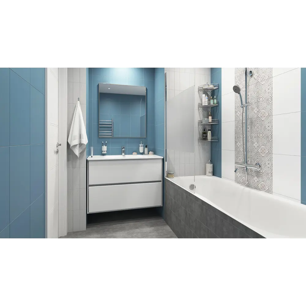 Плитка настенная Loft 25х35 см 1.4 м² цвет серый BELANI STLM-2107604 - Вид №4