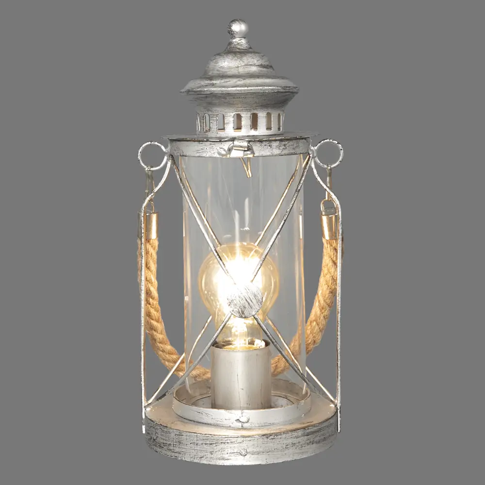 Настольная лампа Eglo Bradford 1xE27x60 Вт стекло цвет серебро STLM-2095032 - Вид №2