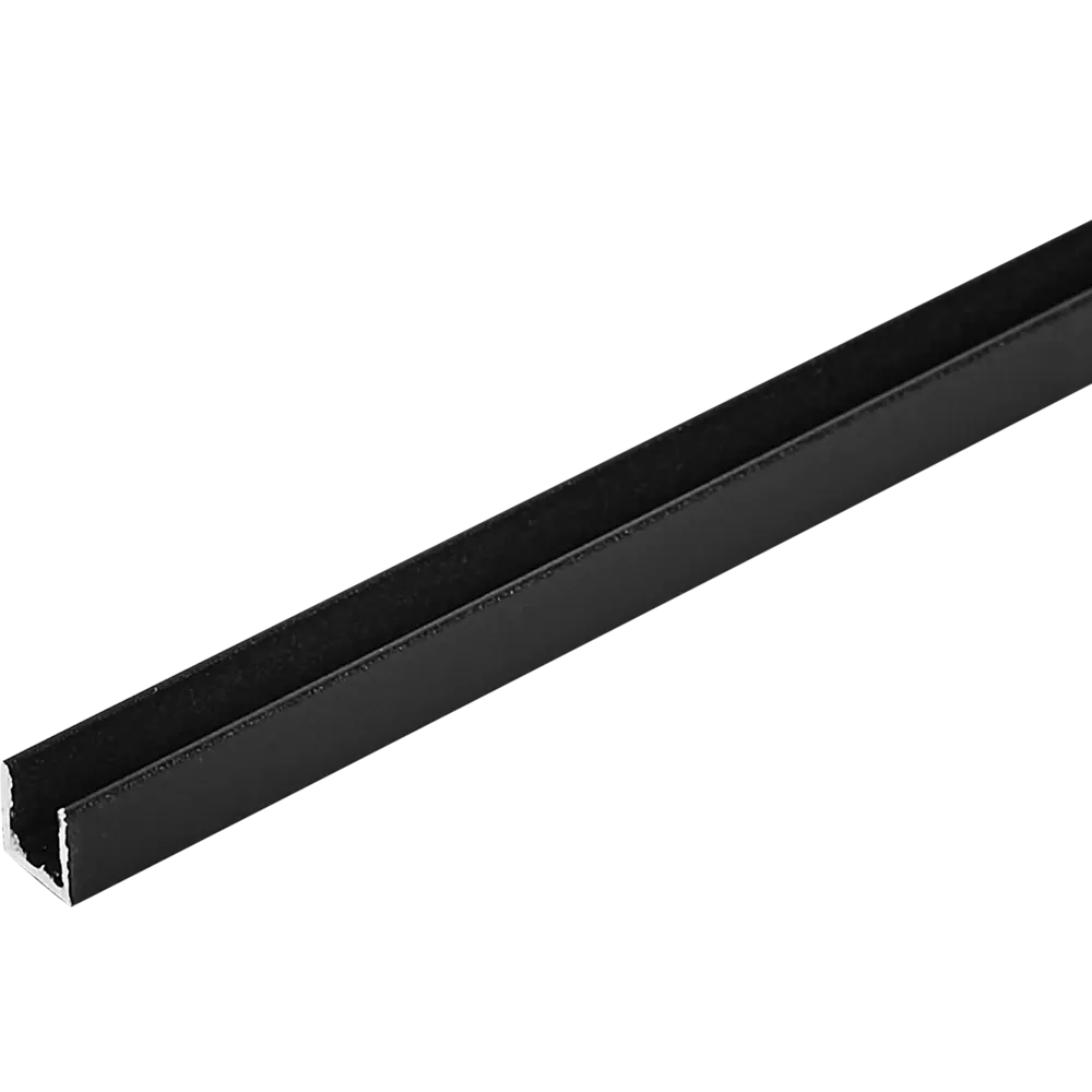 Планка торцевая П-образная 60x0.5 см для стеновой панели 4 мм цвет черный Santreyd STLM-2113821