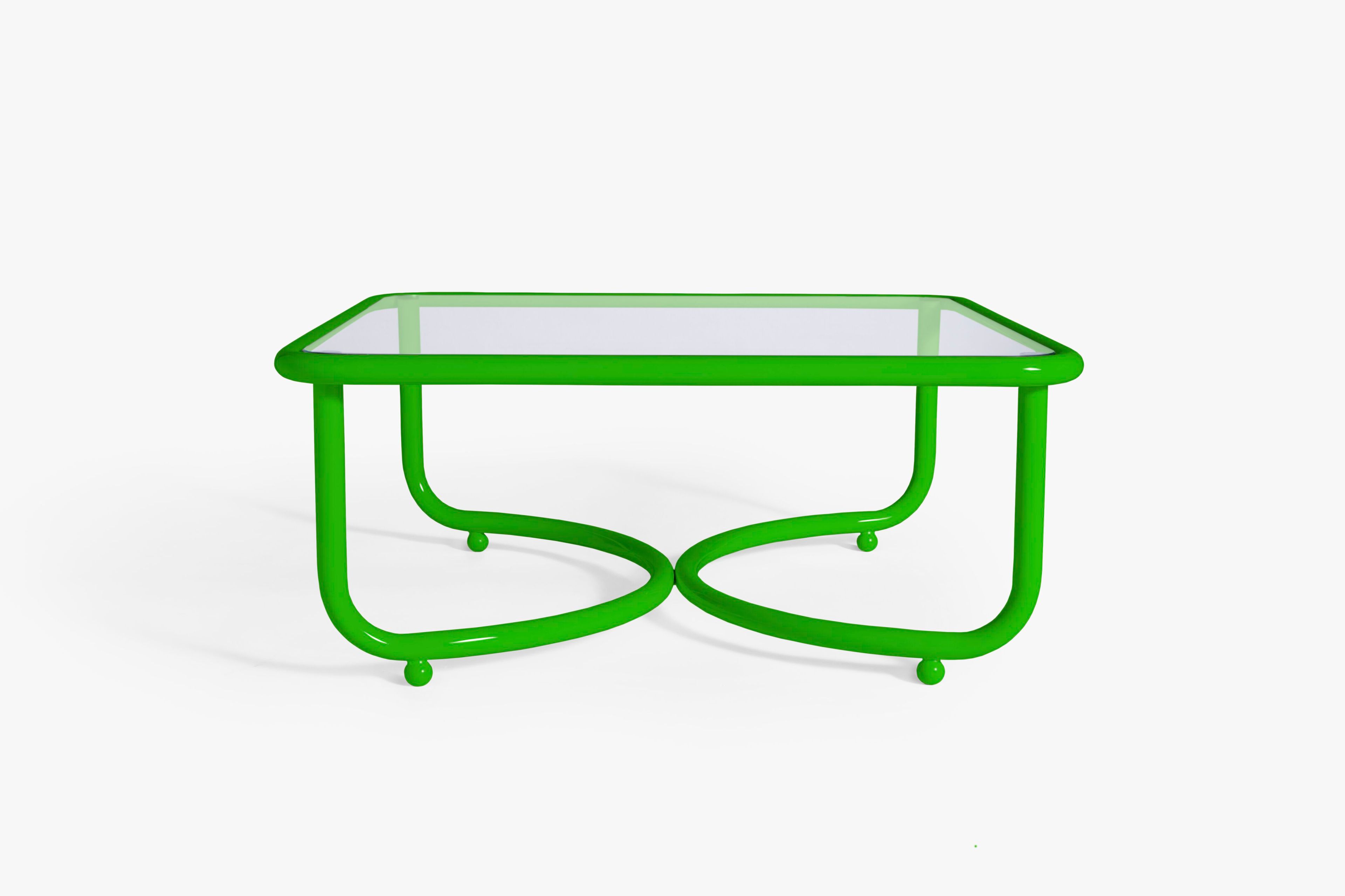 Квадратный садовый стол из нержавеющей стали и стекла Exteta Locus Solus ARCH-00090760 - Вид №12