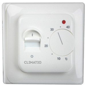 Терморегулятор для теплого пола BT механический цвет белый CLIMATIQ