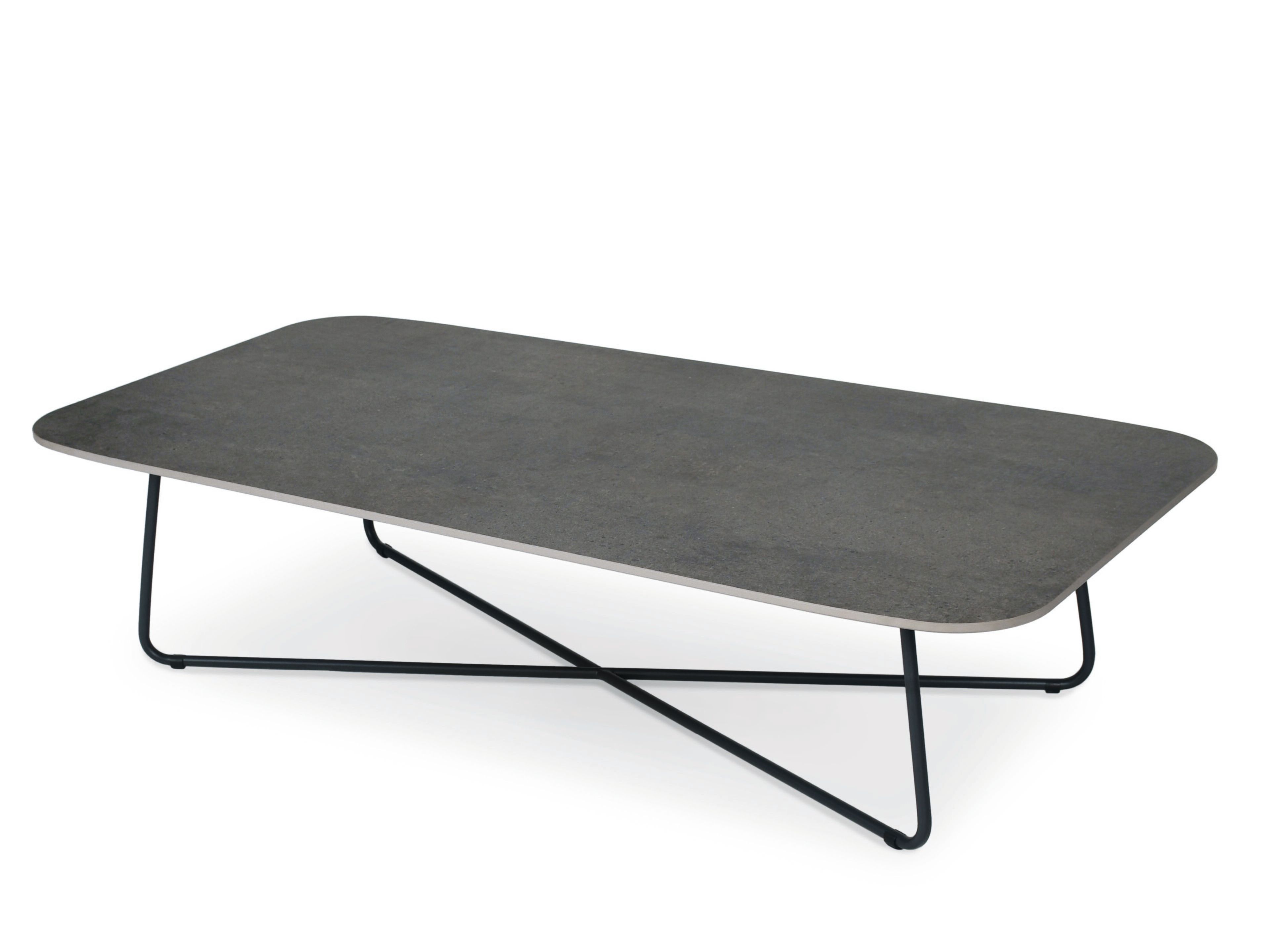 Низкий журнальный столик в fm-ceramtop и алюминий FISCHER MÖBEL Drop ARCH-00092981 - Вид №1