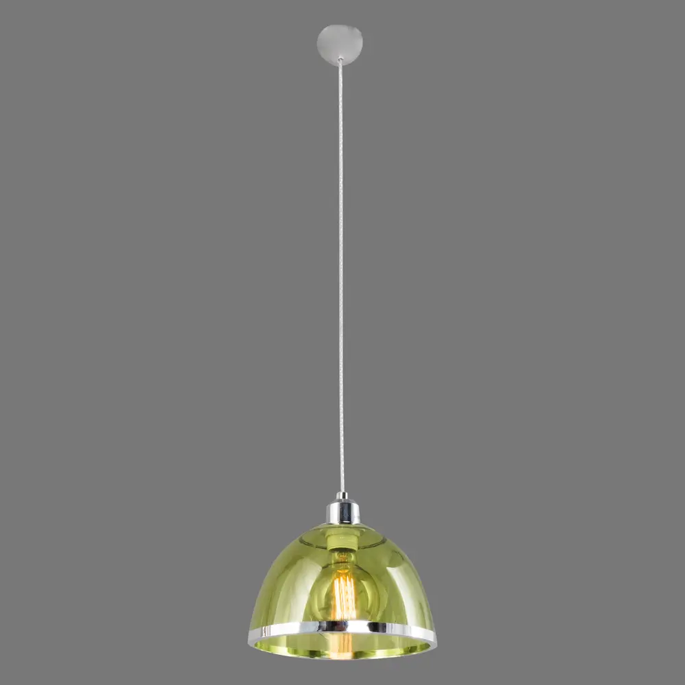 Светильник Globo 1xE27x40 Вт, 23 см, цвет зелёный STLM-2084047 - Вид №2