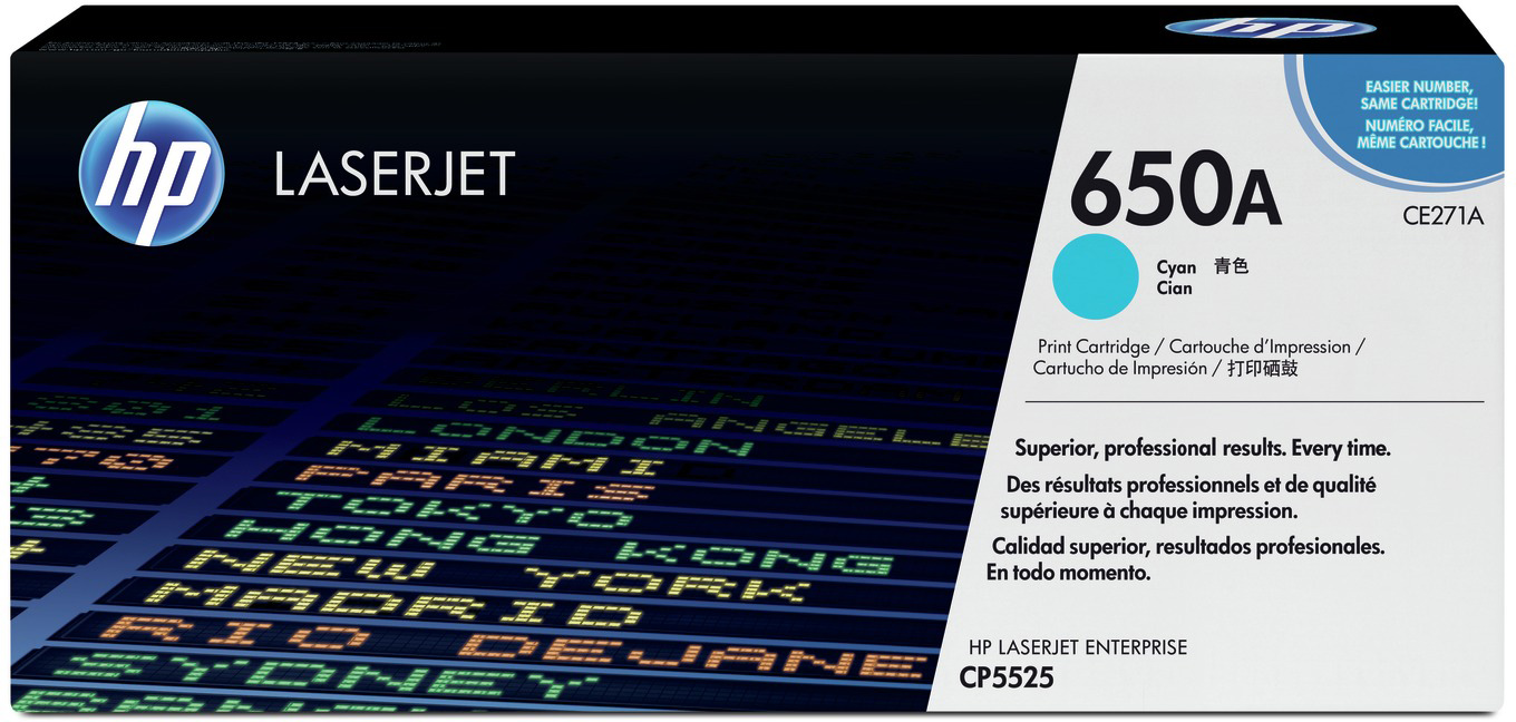 CE271A color laserjet cyan print cartridge HP Santreyd 