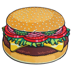 BMBTBU Покрывало пляжное , burger BigMouth