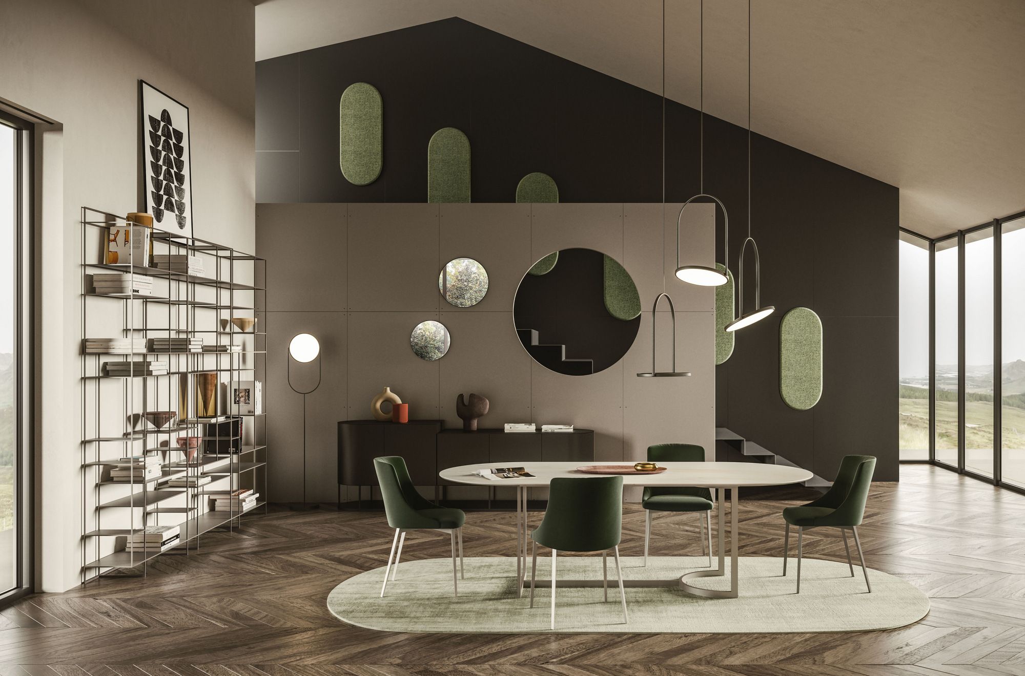 Стол с металлическим основанием Ronda Design SLICE ARCH-00056983 - Вид №3