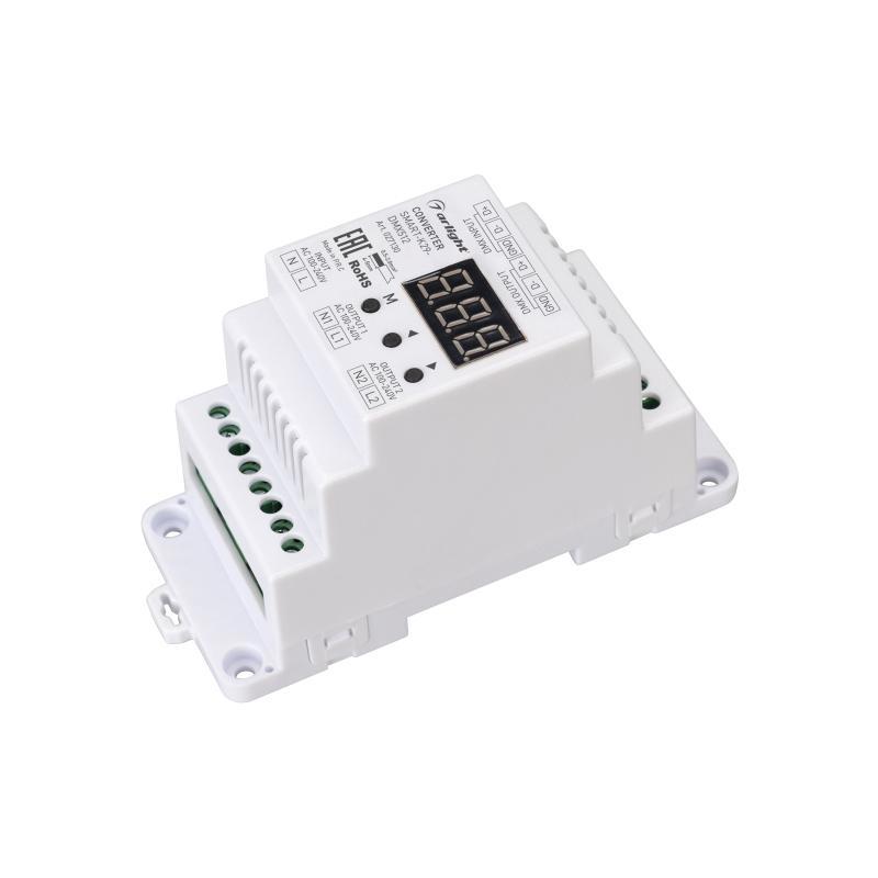 90238391 Конвертер SMART-K29-DMX512 230V 2x1.2A TRIAC DIN 027130 STLM-0144749 ARLIGHT