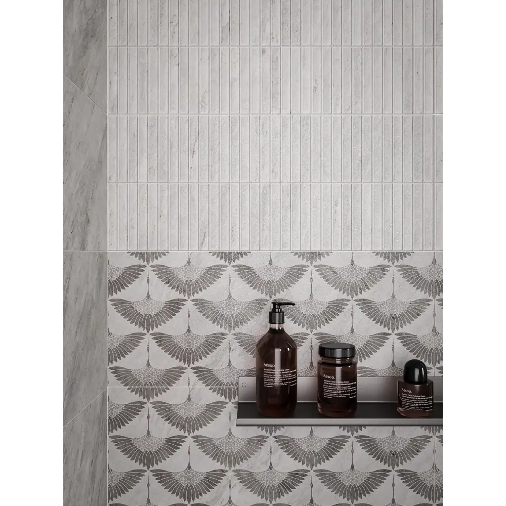 Gracia Ceramica Tanto 02 - настенная плитка серого цвета с эффектом камня 25x60 см 89416677 STLM-1566412 - Вид №5